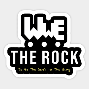 THE ROCK Sticker